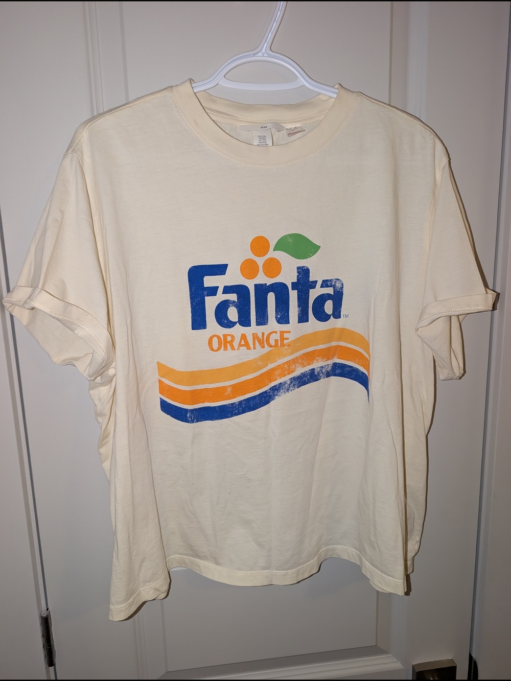 Fanta Graphic Tee - Cream, Blue, Orange, Green